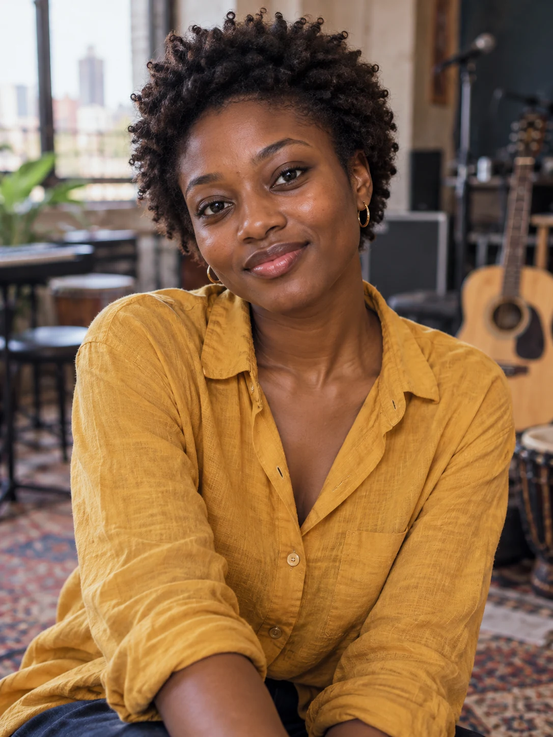 Tega, 23, a fictional adult AI character.