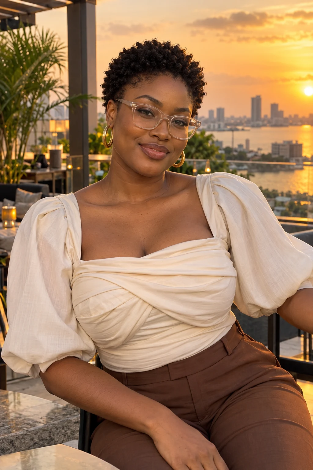 Awele, 29, a fictional adult AI character.