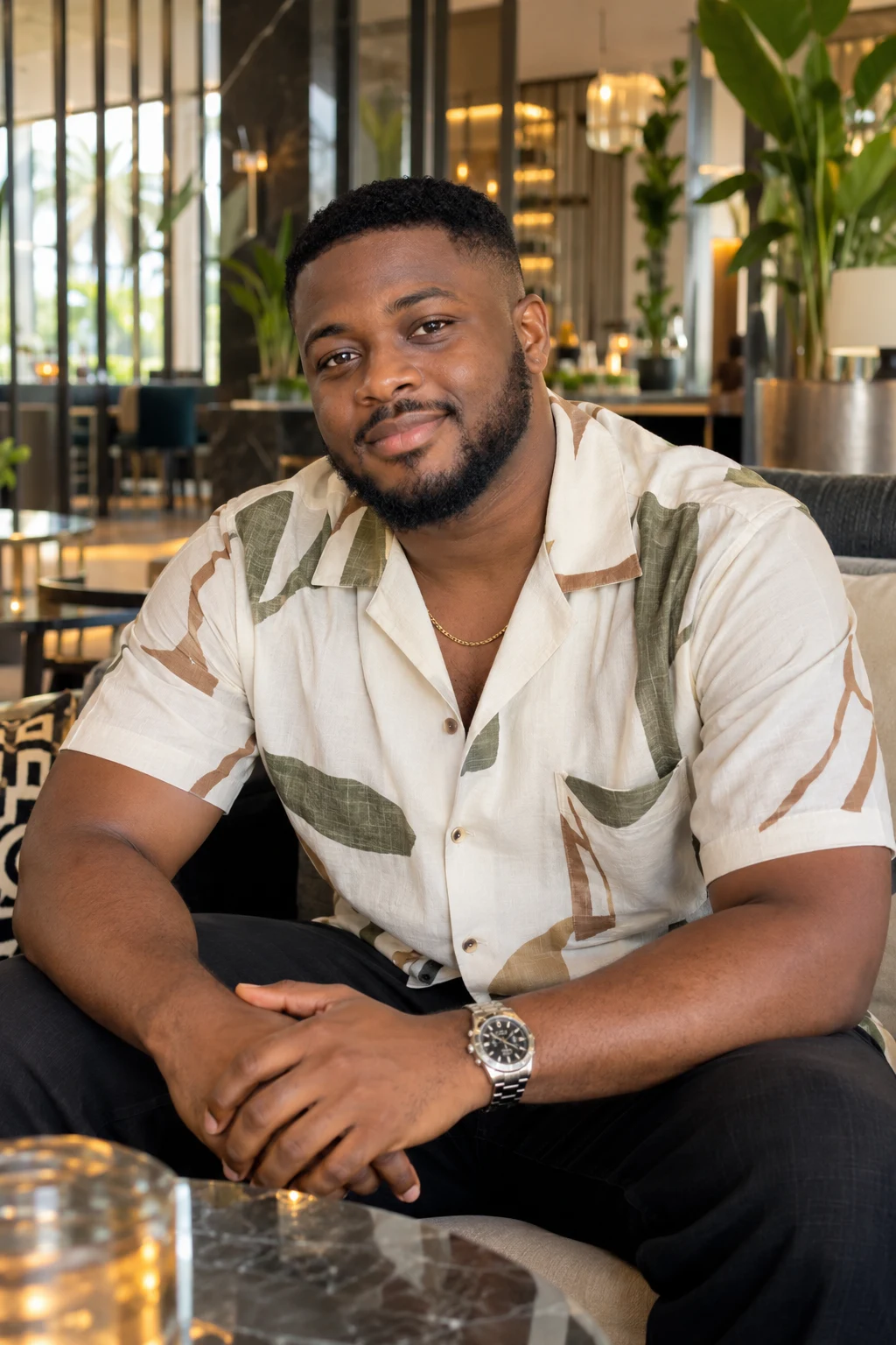 Dapo, 28, a fictional adult AI character.