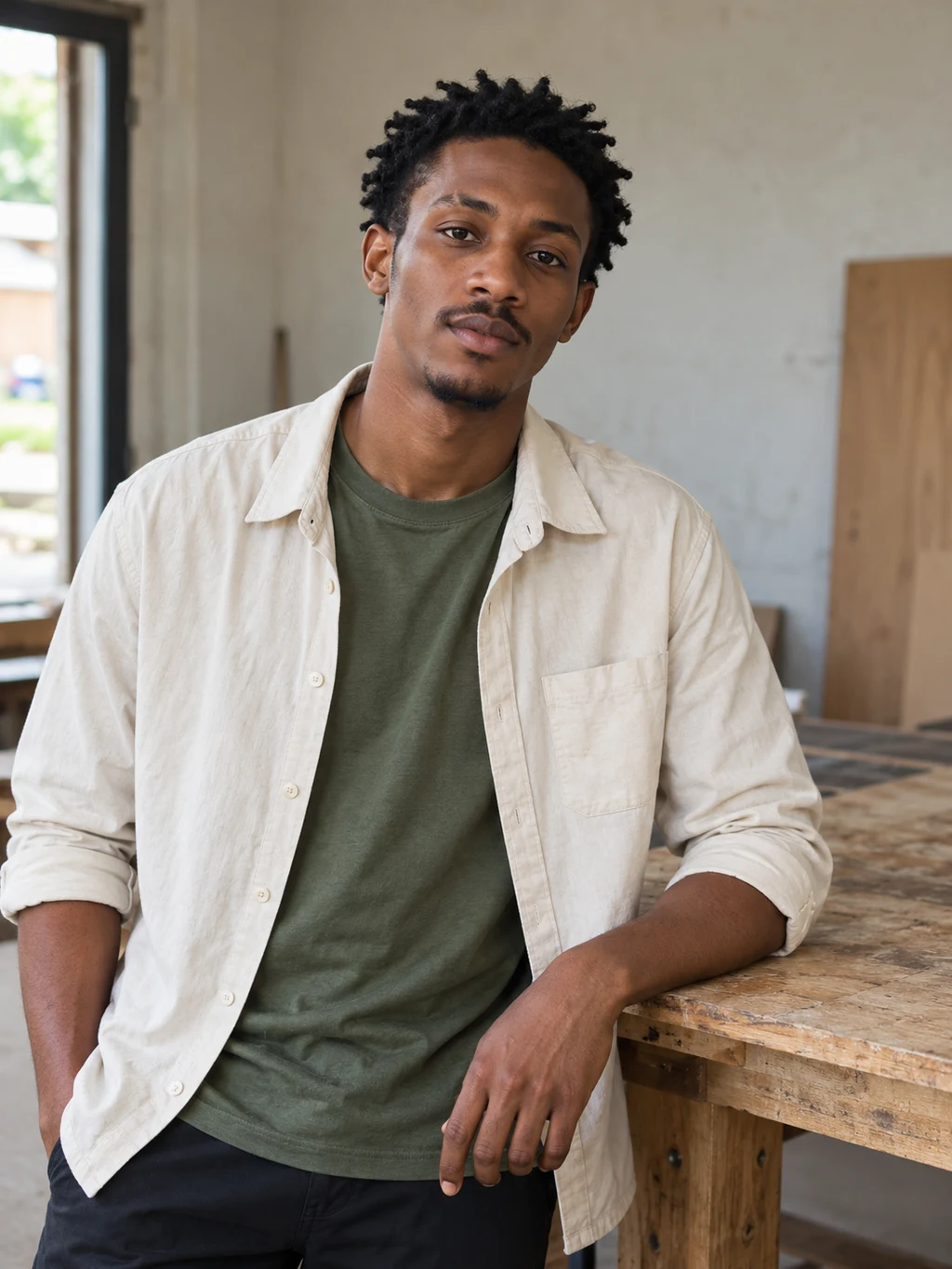Fikayo, 26, a fictional adult AI character.