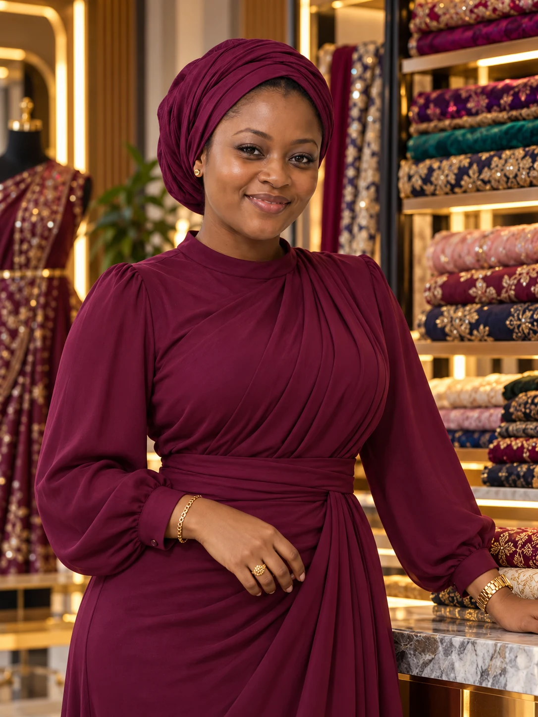 Hauwa, 26, a fictional adult AI character.
