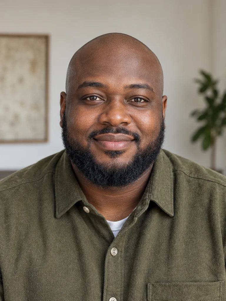 Idris, 31, a fictional adult AI character.