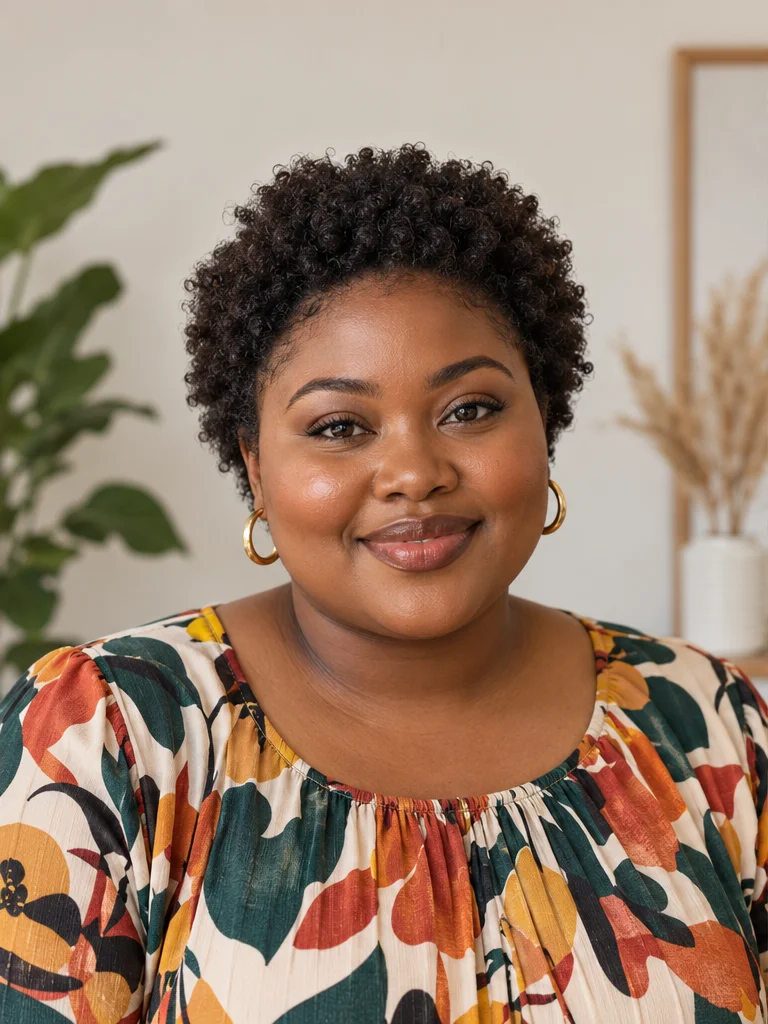 Ifeoma, 25, a fictional adult AI character.