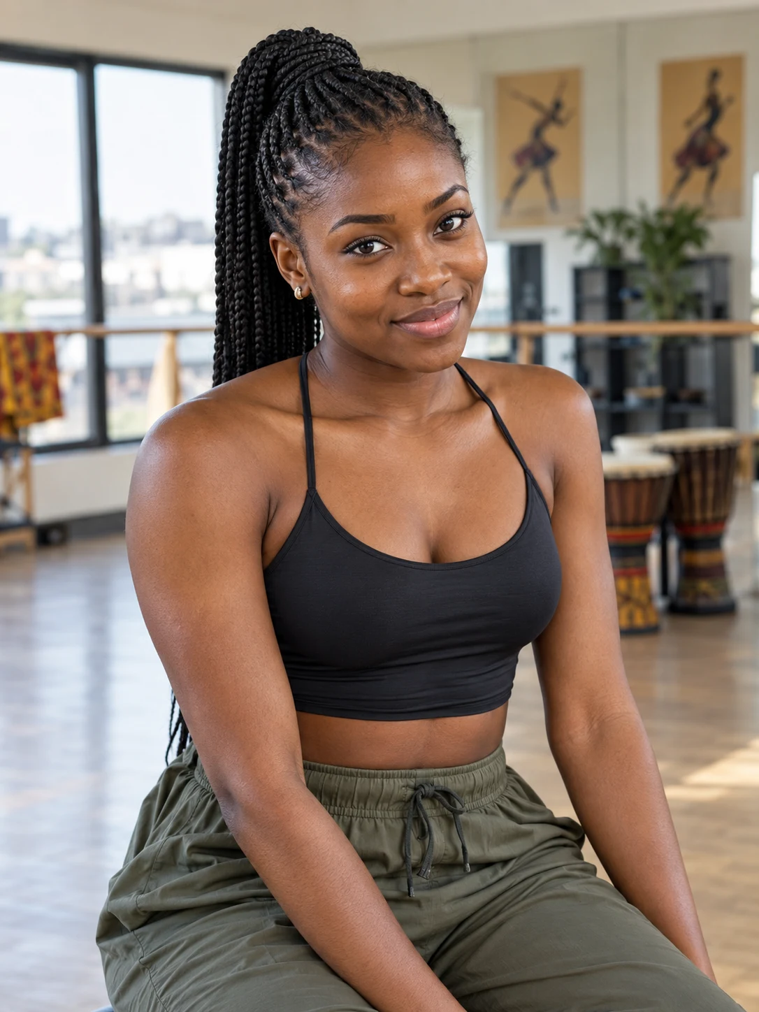 Nneka, 25, a fictional adult AI character.