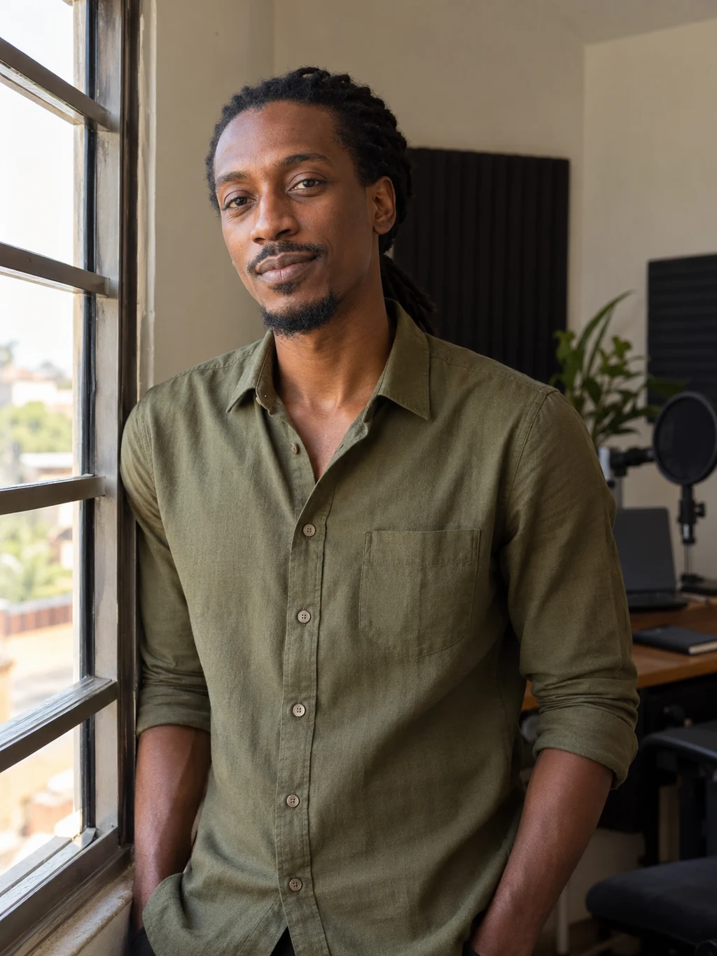 Usman, 28, a fictional adult AI character.