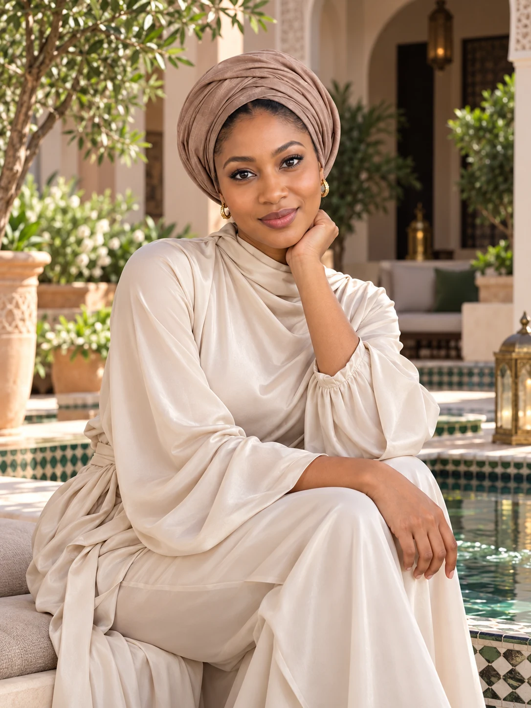 Zainab, 28, a fictional adult AI character.